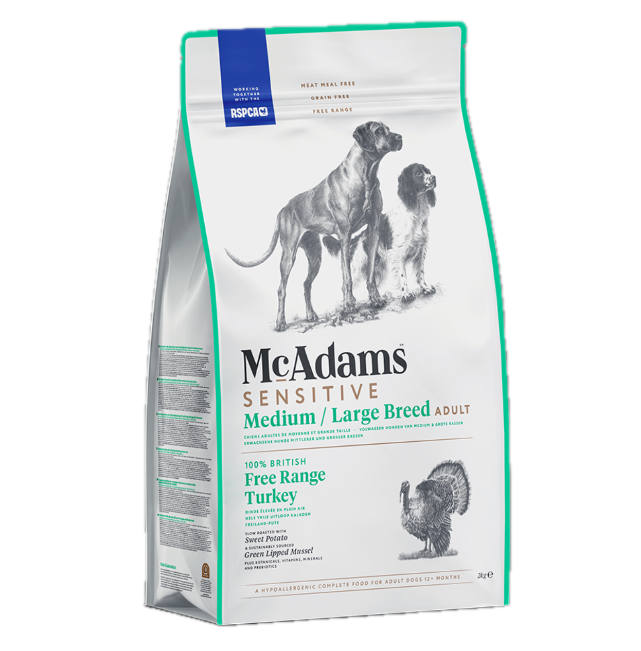McAdams Sensitive - Ethical Hypoallergenic dry dog food - Free