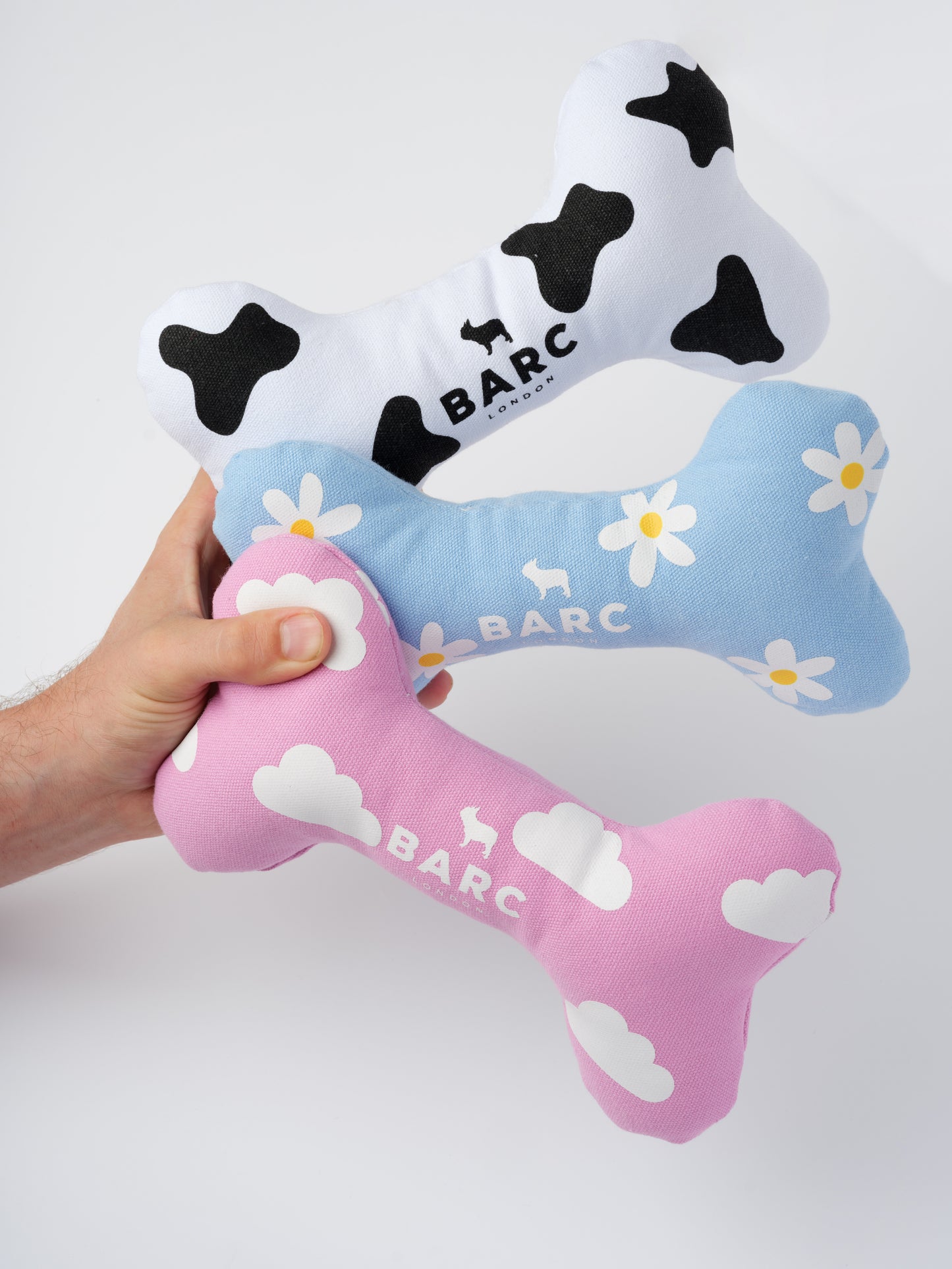 BARC London - Whistling toy for dogs Daisy cube