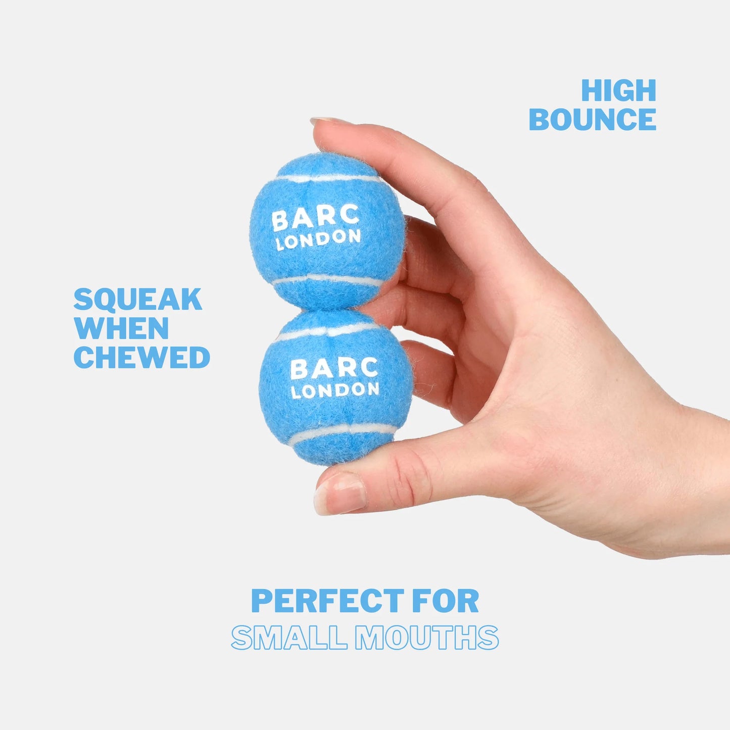 BARC London - Tenisák pro psy - malý - modrý - sada 5ks