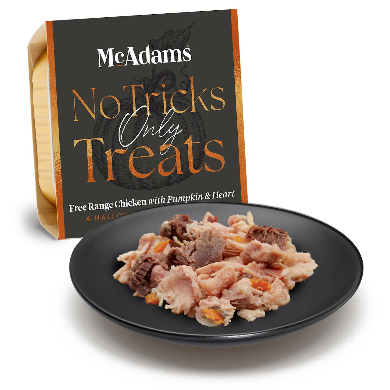 🎃 McAdams Wet Tray for Dogs - Halloween Trick or Treat 150g 🎃