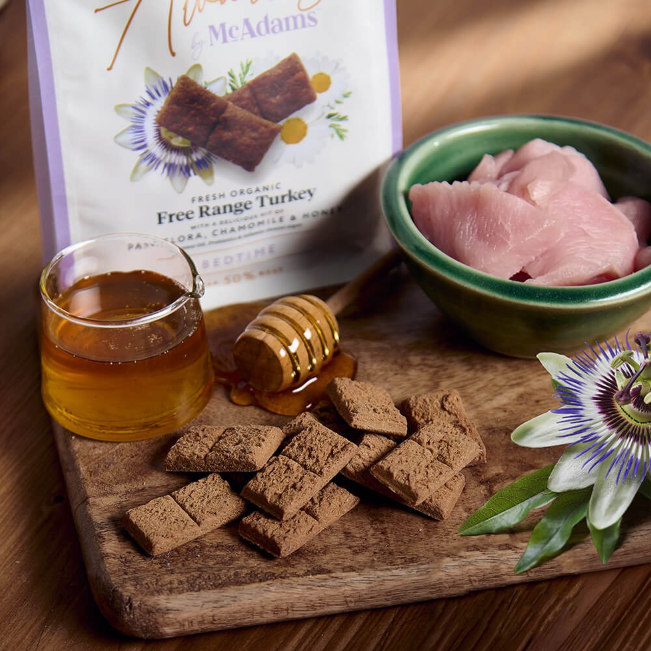 McAdams Awards Dog Treats - Bedtime - Passiflora & Honey 150g