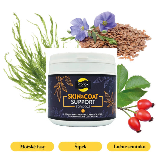 Proflax Přírodní doplňek stravy pro Zdravou kůži a srst pro psy | 350 g