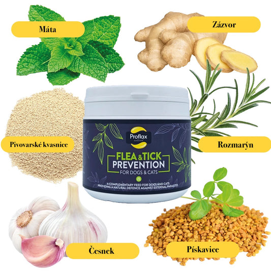Proflax Natural Tick and Flea Supplement for Dogs and Cats | 250g