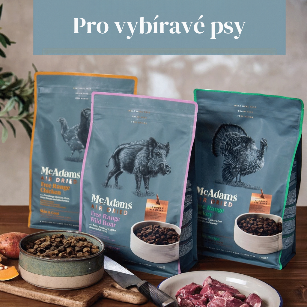 McAdams Vzduchem sušené krmivo pro psy