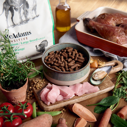 McAdams Hypoalergenní krmivo – Ochutnávkový balíček pro střední a velké psy s citlivým trávením