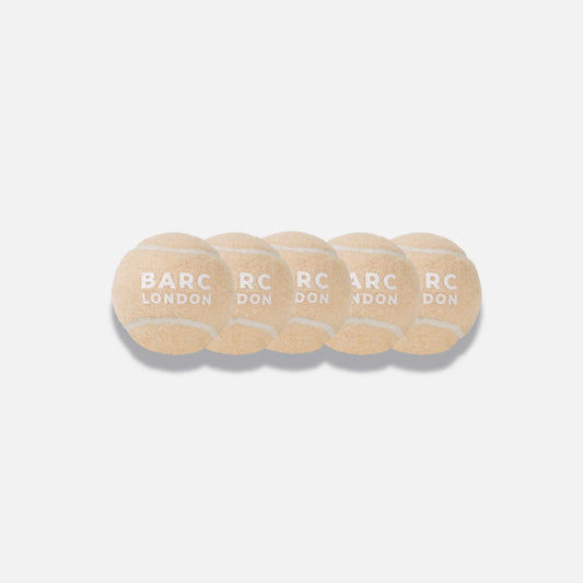 BARC London - Tenisák pro psy - malý - krémový - sada 5ks