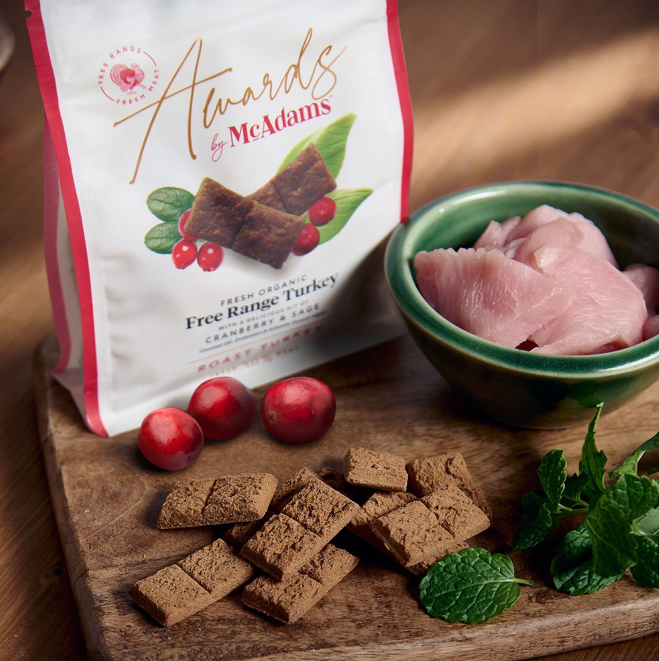 McAdams Awards Dog Treats - Roast Dinner with Cranberries & Sage 150g
