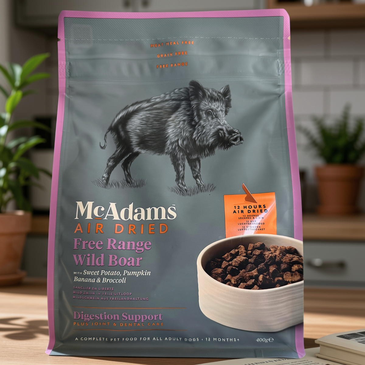 McAdams Air-Dried Wild Boar - for picky eaters and sensitive stomachs